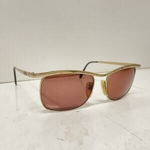 VTG 80’s Revo Malibu Sunglasses 989/005 Gold Plate Frame NASA Lens Tech Japan